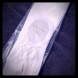 ⚜️DIOR⚜️ NWT VINTAGE WHITE GLOVES